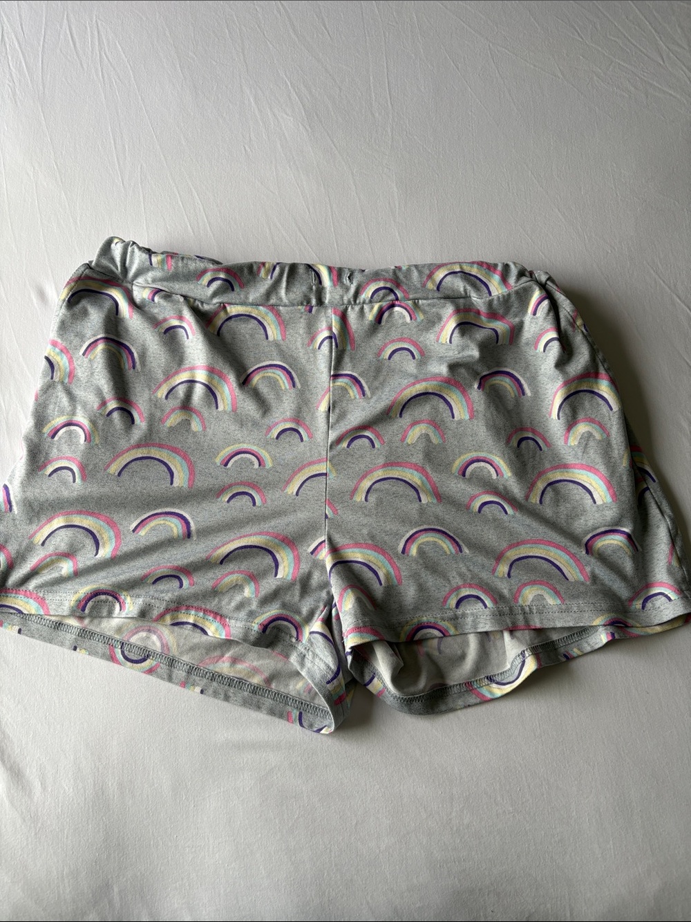 munki munki Light Gray Pajama Shorts